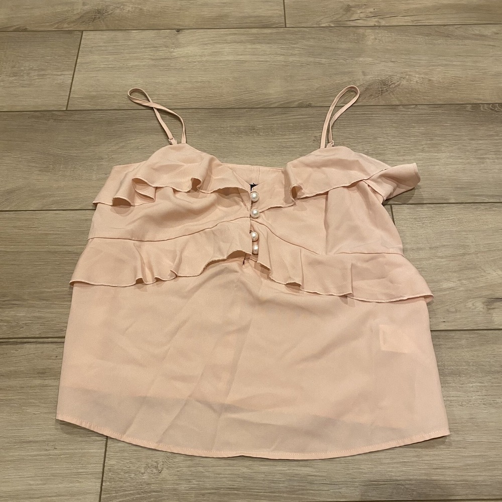 Express Pearl Cami Size‎ XS New w Tags Pink Peach Adjustable Strap Work Business